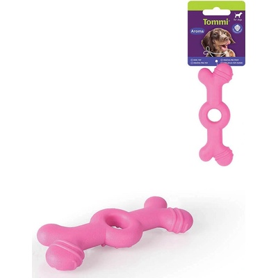Tommi CZ pes Aroma Kost malá růžová 14 cm