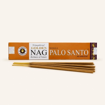Vijayshree Golden Nag Masala indické vonné tyčinky Palo santo 15 g – Hledejceny.cz