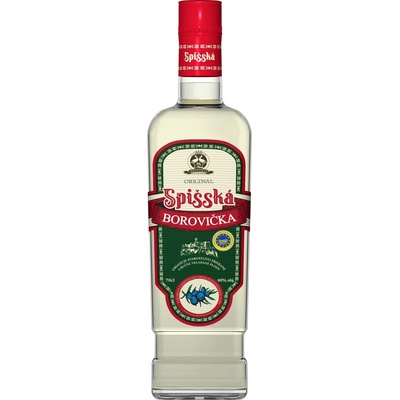 Borovička Frucona Spišská 40% 0,7 l (čistá fľaša)