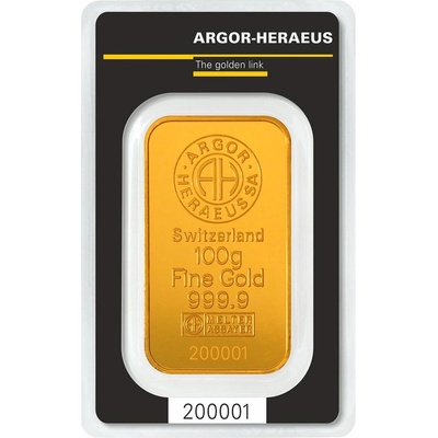 Argor-Heraeus zlatý slitek 100 g – Hledejceny.cz