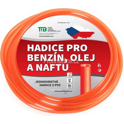 TUBI Jednovrstvá hadice na benzín 8x11 mm - 1 m – Hledejceny.cz
