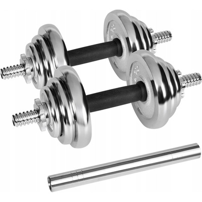 Rebel Chromované nastavitelné činky 2 x 10 kg