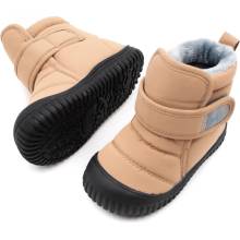 Jan & Jul DETSKÉ BAREFOOT SNEHULE TOASTY-DRY JAN&JUL SOFT BROWN