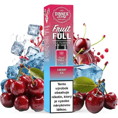 Dinner Lady Bar Salts Cherry Ice 10 ml 20 mg
