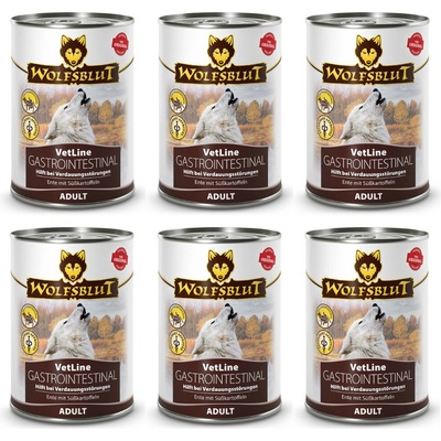 Wolfsblut VetLine Gastrointestinal kachní 6 x 395 g