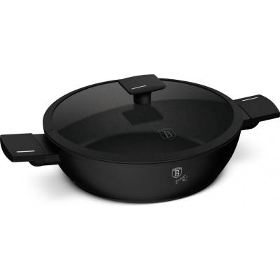 Pro-Tech shop Nízký hrnec s poklicí a titanovým povrchem Matte Black 28cm 55116