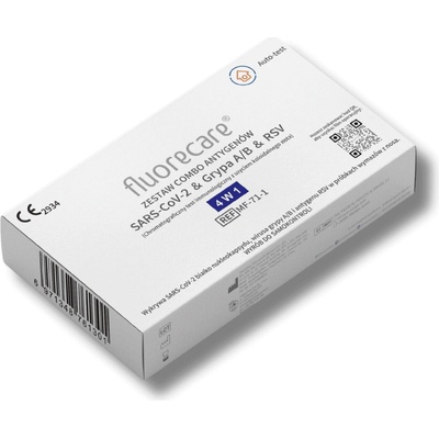 Fluorecare SARS-CoV-2-chřipka A-B-RSV test 1 ks