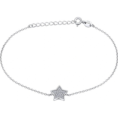 SILVEGO stříbrný Lucky star s prodloužením JJJB0009