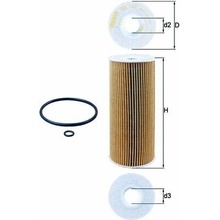 Olejový filter MAHLE ORIGINAL OX 143D (OX143D)