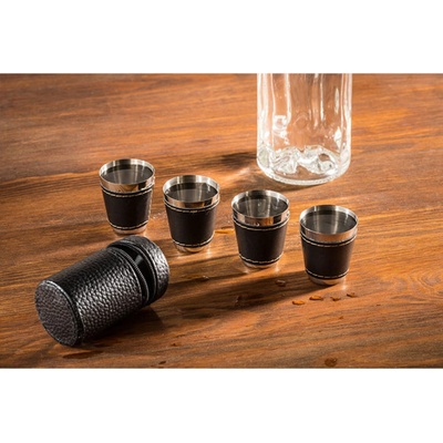 DR Nerezové panáky v púzdre 4 x 25 ml
