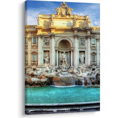 Obraz - Fontána di Trevi, jednodielny 50x70 cm