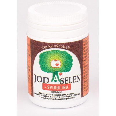 SunPharm Jód + Selen + Spirulina 100 tablet
