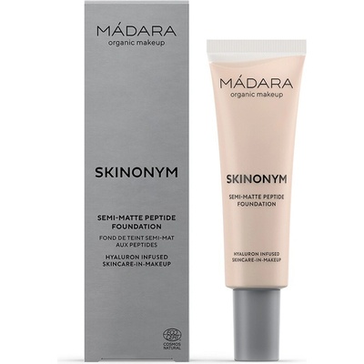 Mádara Polomatný make-up s peptidmi Skinonym Semi-Matte Peptide Foundation Linen 30 ml