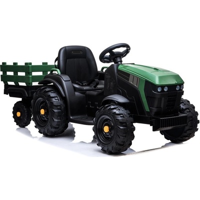 Tomido BDM0925 Elektrický traktor s přívěsem zelená