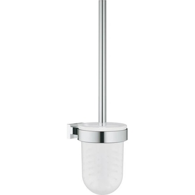 GROHE Essentials Cube 40513001 Súprava na čistenie toalety sklo chróm