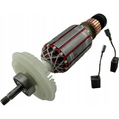 Tomi hurt detal Rotor brúsky pre BOSCH GWS850CE C 1604010667, uhlíky, ložiská GWS 8-125