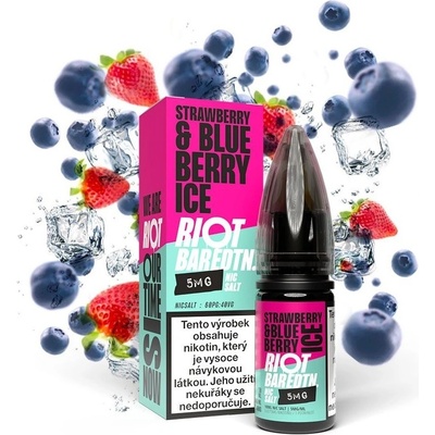Riot Squad BAR EDTN Salt Strawberry Blueberry Ice 10 ml 20 mg