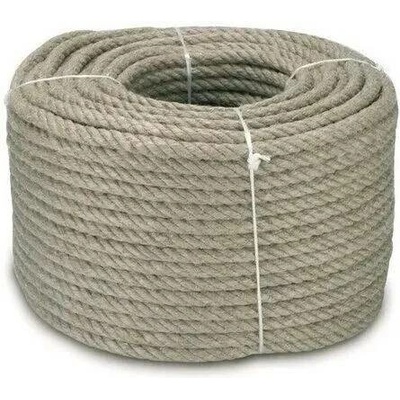 přírodní 10mm lano stáčené / minisvazek 20m