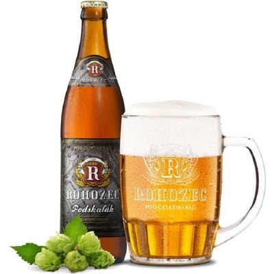 Rohozec 10 VĚŽÁK světlé výčepní pivo 4,2% 0,5 l (sklo)