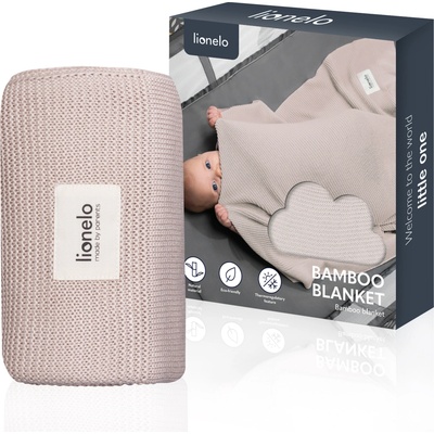 LIONELO Bambusová deka Beige Sand