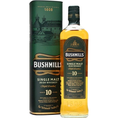 Bushmills Two woods 10y 40% 0,7 l (tuba)