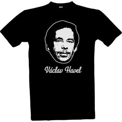 Tričko s potiskem Václav Havel pánské černá