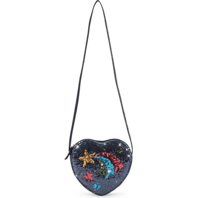 Konges Sløjd Dětská kabelka Tut – Rainbow star, modrá barva, textil