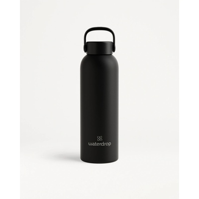 Waterdrop Termo Lahev z nerezové oceli 600 ml černá matná