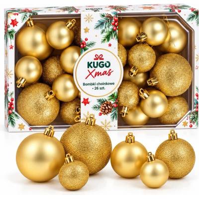 Kugo Sady vianočná guľa 6 cm 26 ks