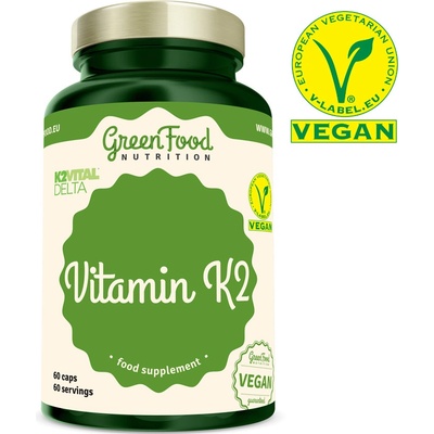 GreenFood Nutrition Vitamin K2 60 kapslí