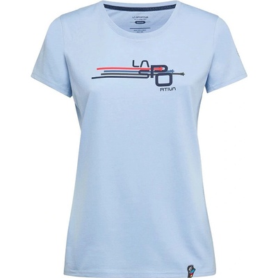 LA SPORTIVA Stripe Cube T Shirt W Stone Blue