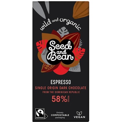 Seed and Bean Hořká čokoláda s kávou 75 g