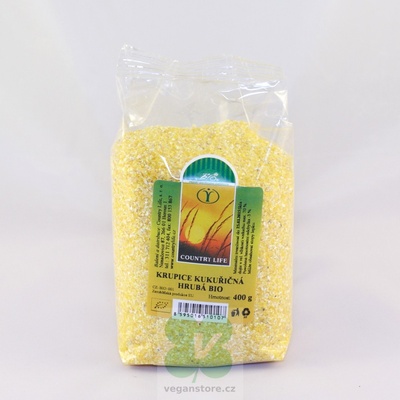 Country Life Krupice kukuřičná hrubá Bio 400 g