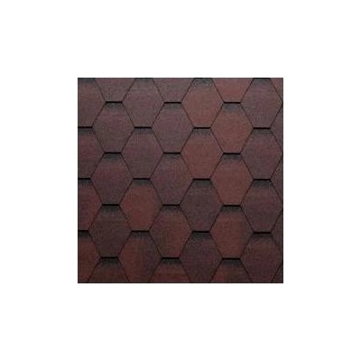 Tegola ECO ROOF Hexagonal červená 1m²