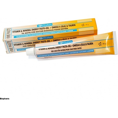 Diafarm Vitamin&Mineral Energy Pasta Gel pro kočky Omega 6 & Taurin 50 g – Hledejceny.cz