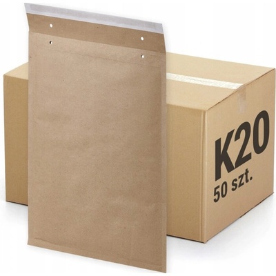 AirPro Ochranné obaly bublinkové hnědé K20 (50 Ks) 370 x 480 mm