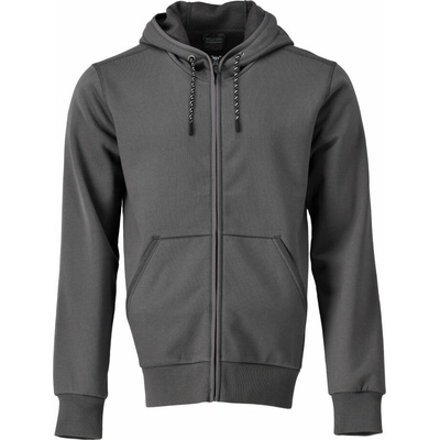 Mascot International pracovná mikina na zips s kapucňou 22486-378 CUSTOMIZED kamenná sivá