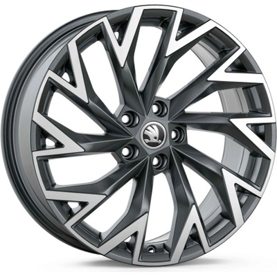 Škoda HELIX 8x19 5x112 ET44 anthracite metallic