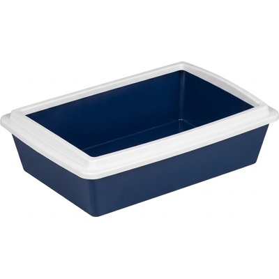 STEFANPLAST S.p.A TRAY 2 - kočičí WC s okrajem, nekrytá, 50x35x12cm, královská modrá – Hledejceny.cz