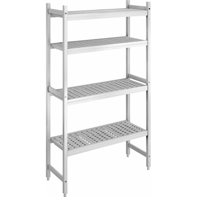 G.Gastro Základní hliníkový regál - 946x1685 mm -Nosnost: 450 kg - D9779675