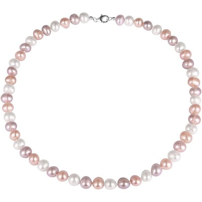 JwL Luxury Pearls Multifarebný náhrdelník z pravých perál JL0568