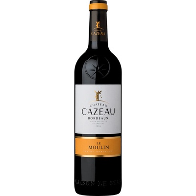 Maison le Star Vin de Bordeaux AOP château Cazeau Le Moulin, suché červené, 14,5%, 0,75 l (holá láhev)