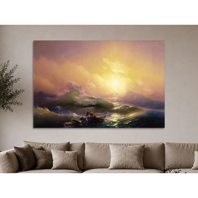 Devátá vlna - Ivan Aivazovsky Varianta: 90x60 cm - Obraz na desce