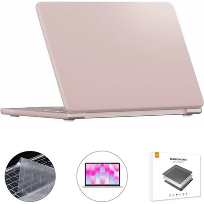 ENKAY 144399 CRYSTAL SET Ochranná sada 3v1 pro MacBook Neo 13 256 GB růžová