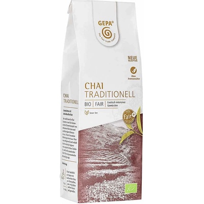 Gepa BIO Fairtrade černý čaj sypaný s kořením 100 g