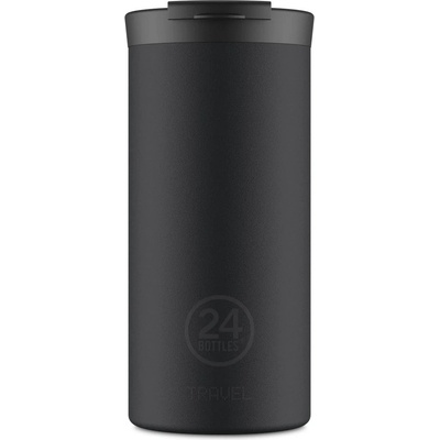 24Bottles nerezový termohrnek Travel Tumbler Tuxedo Black 0,6 l