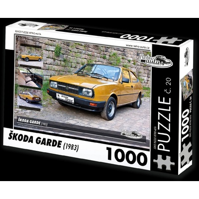 Retro-Auta č. 20 Škoda Garde 1983 1000 dílků