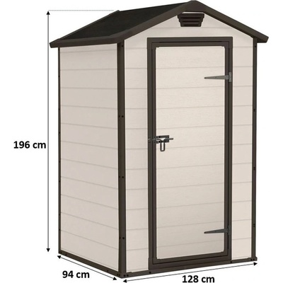 Keter Manor 4x3 117,5 x 94 cm béžový – Hledejceny.cz