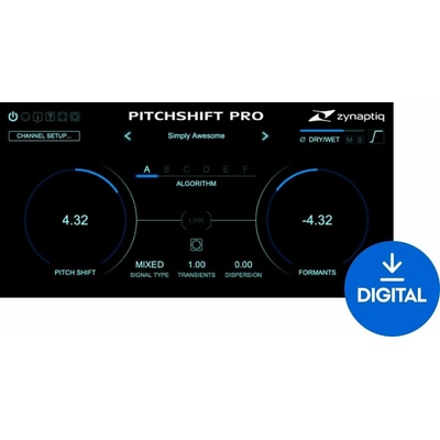 Zynaptiq PITCHSHIFT PRO (Digitálny produkt)