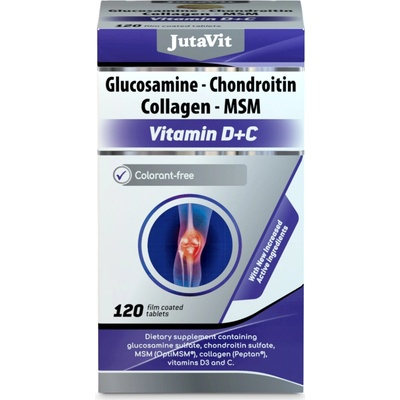 JutaVit Glucosamine Collagen MSM Vitamin D + C 120 tablet